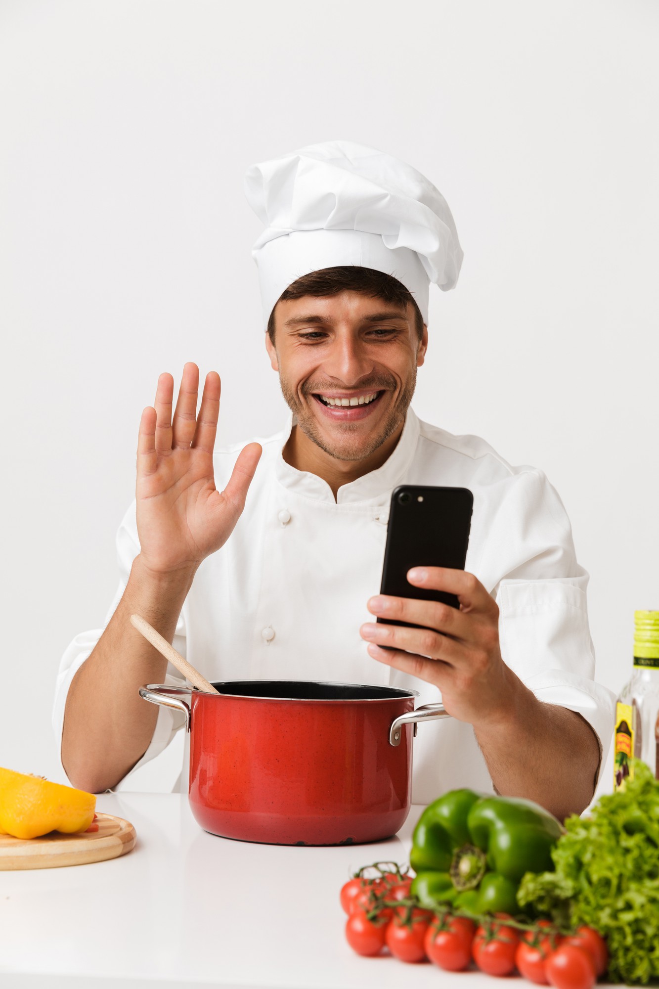Consulenza online: chef al computer